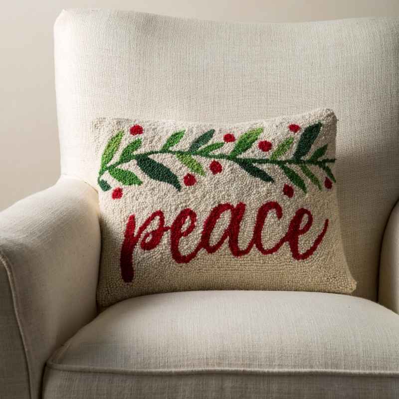 Peace with Berries Lumbar Pillow