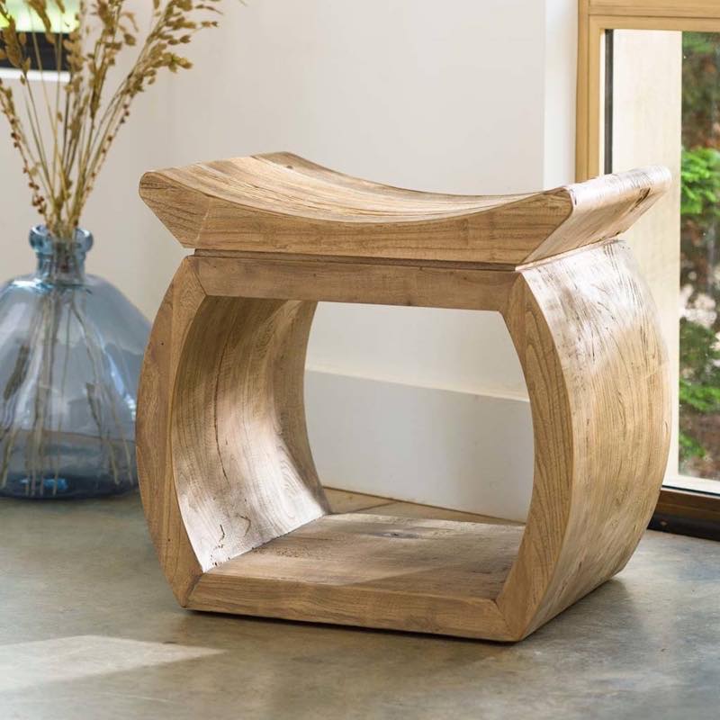 Curvy Zen Accent Stool