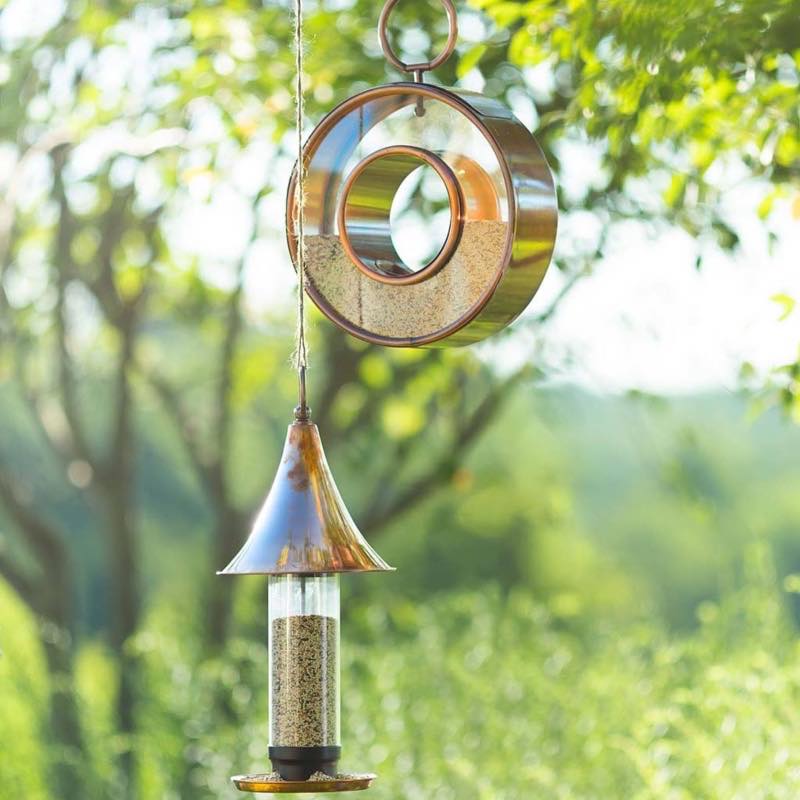 Copper Fly-Thru™ Bird Feeder