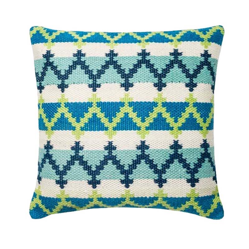 Aztec Handwoven Outdoor Throw Pillow 22