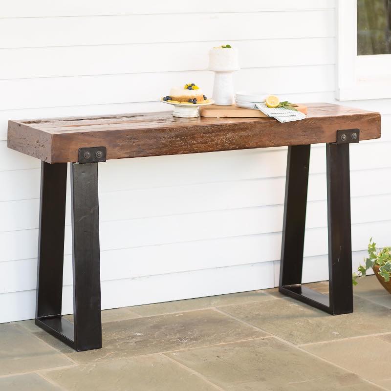 Richland Indoor/Outdoor Reclaimed Wood Console Table