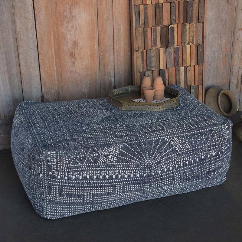 Batik Printed Ottoman