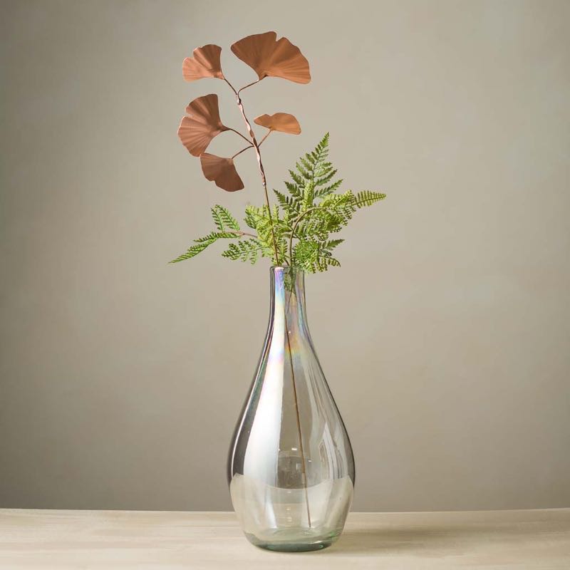 Copper Ginkgo Garden Stake