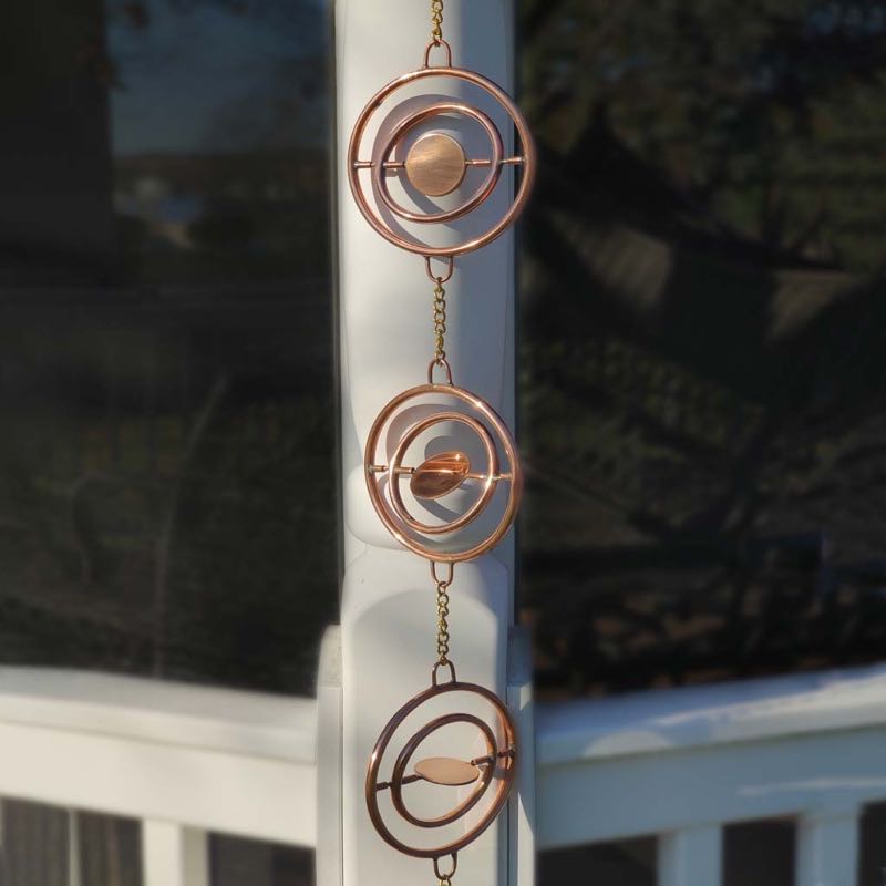 Stellar Copper Rain Chain