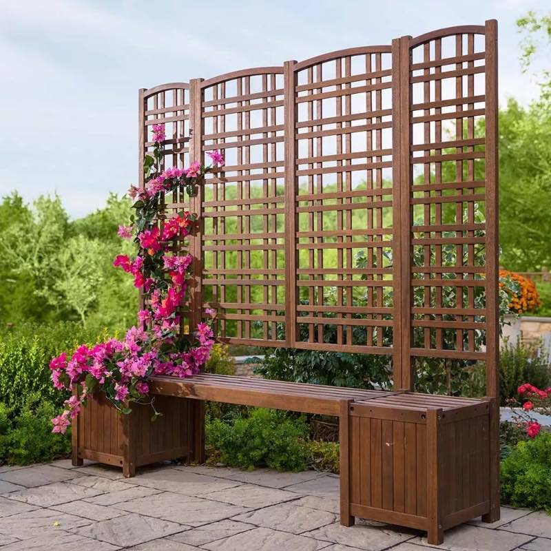 Large Eucalyptus Privacy Trellis Screen