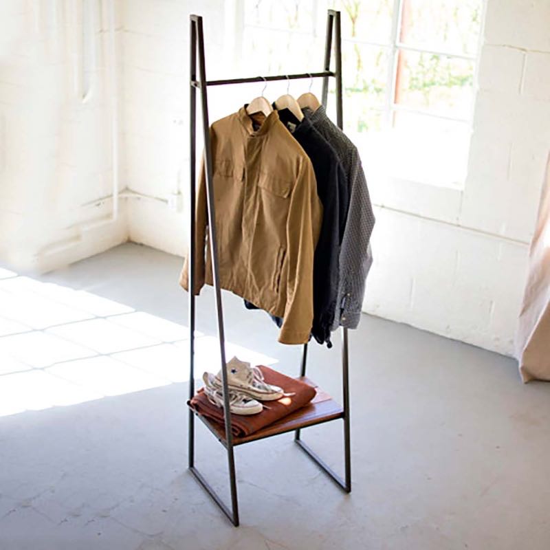 A-Frame Metal Rack with Shelf