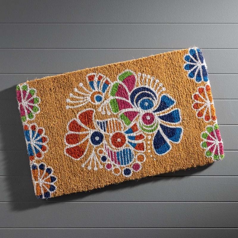 Rangoli Coir Door Mat