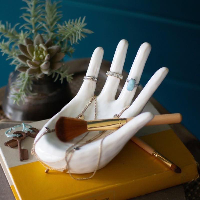 Ceramic Hand Jewelry Dish