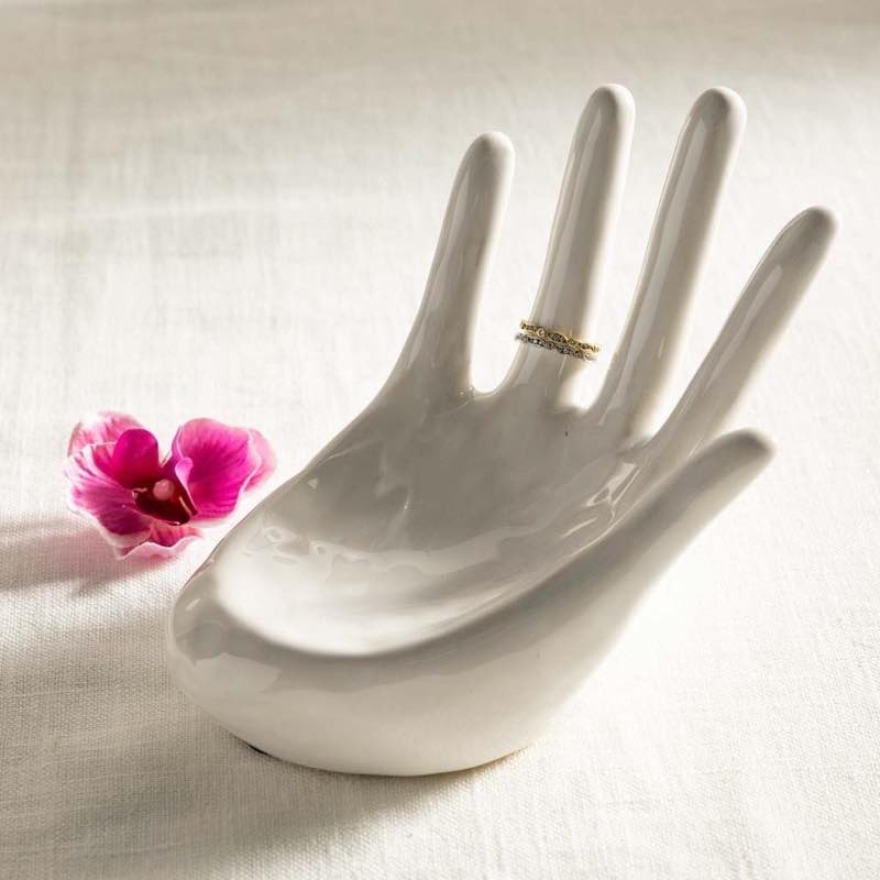 Ceramic Hand Jewelry Dish