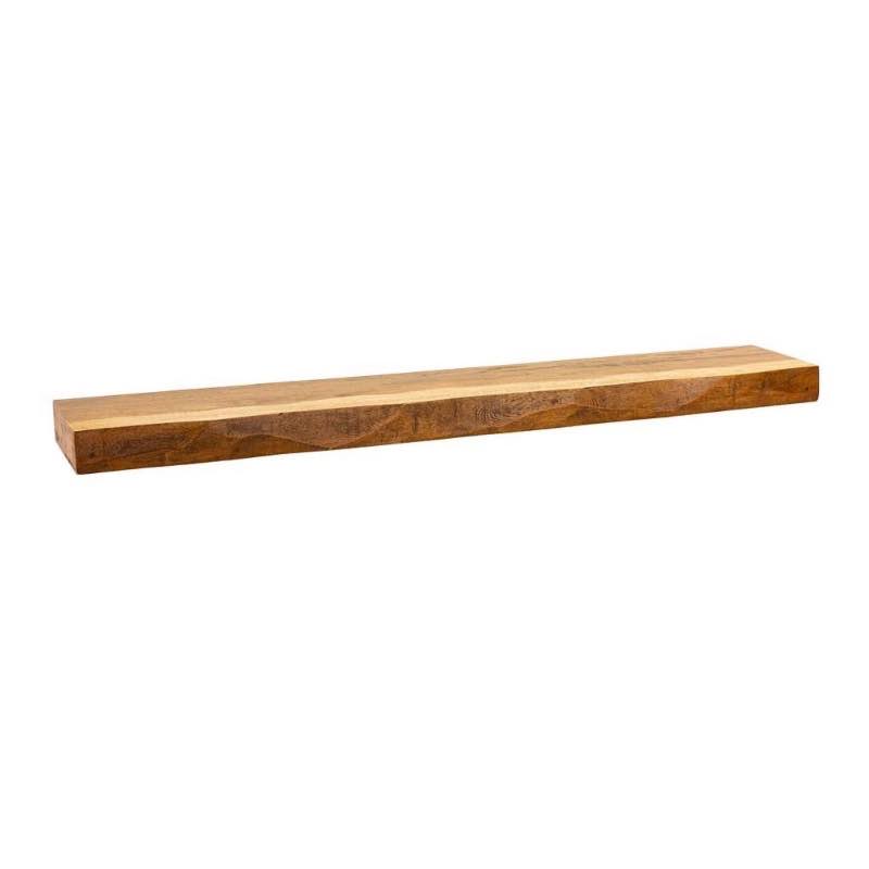 Live-Edge Mango Wood Floating Shelf, 60