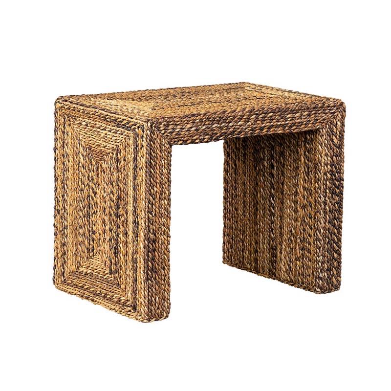 Soren Braided Seagrass Accent Table