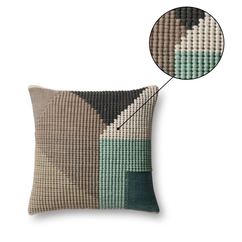 Teal Multi Indoor/Outdoor Pillow, 22