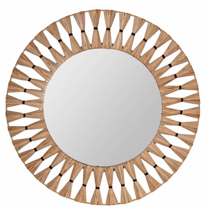 Charleigh Bamboo Wall Mirror