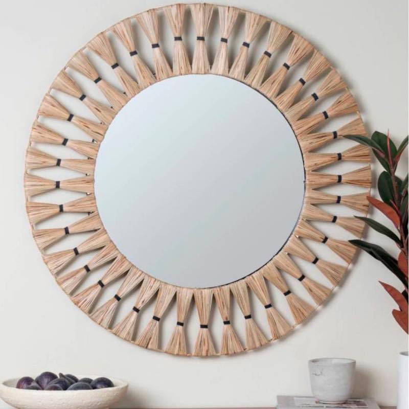 Charleigh Bamboo Wall Mirror