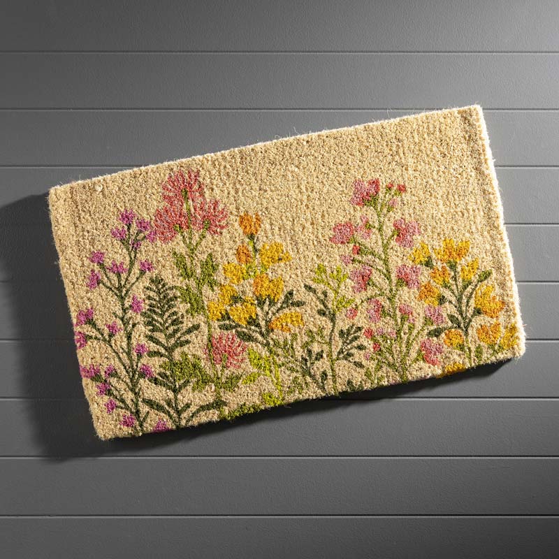 Spring Garden Coir Door Mat