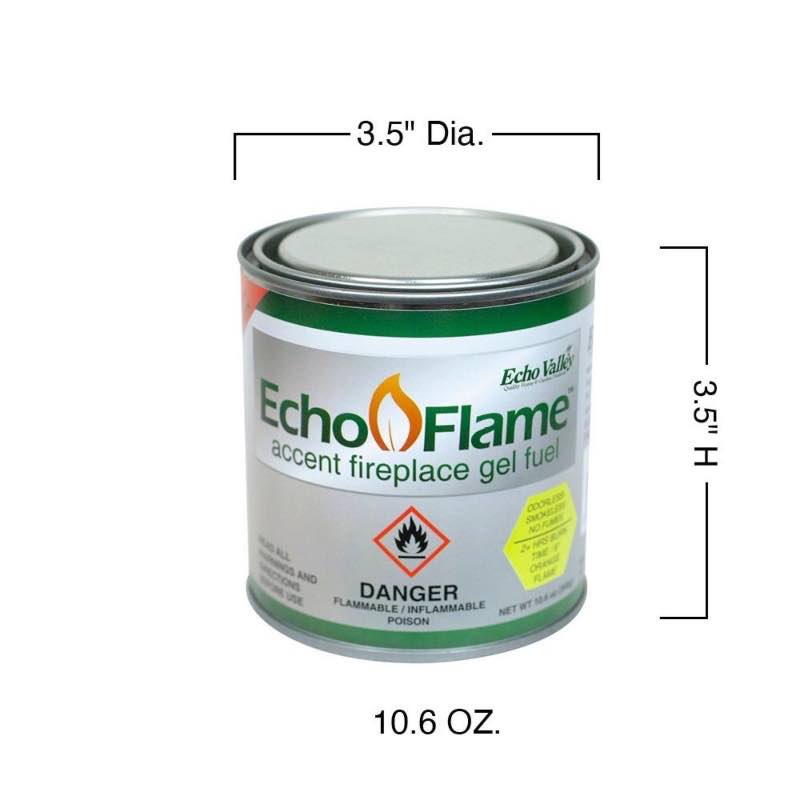 Echo Flame Gel Fuel , Set of 6