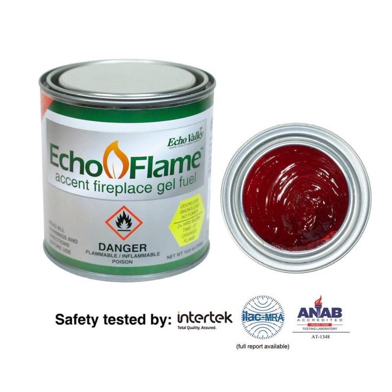 Echo Flame Gel Fuel , Set of 6