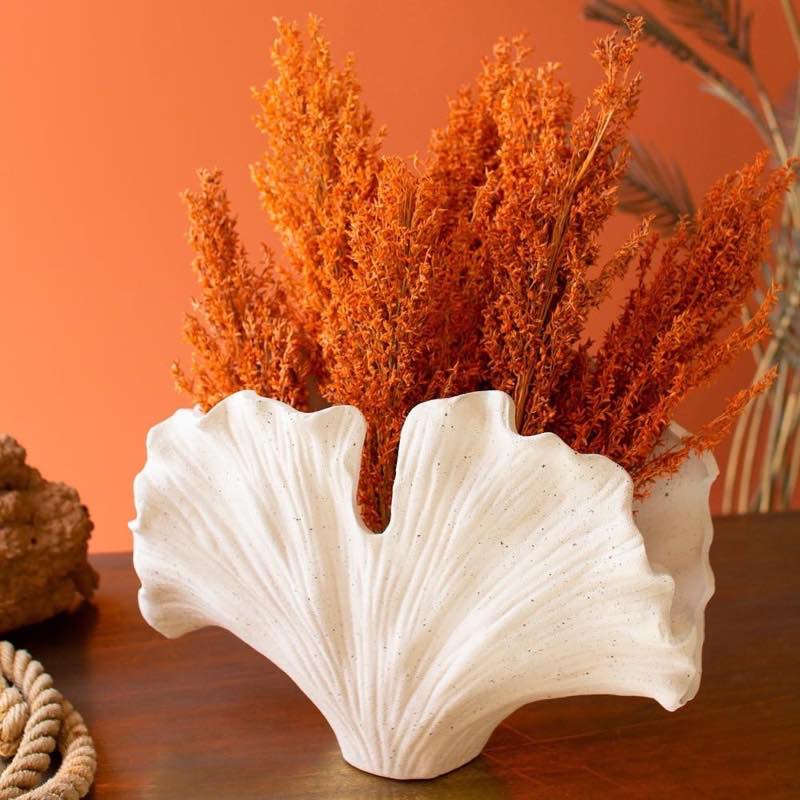 Ceramic Coral-Shaped Vase