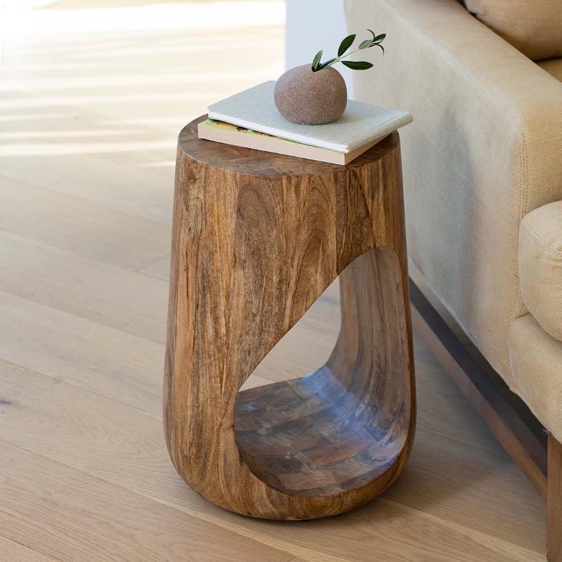 Askew Cut-Out Accent Table