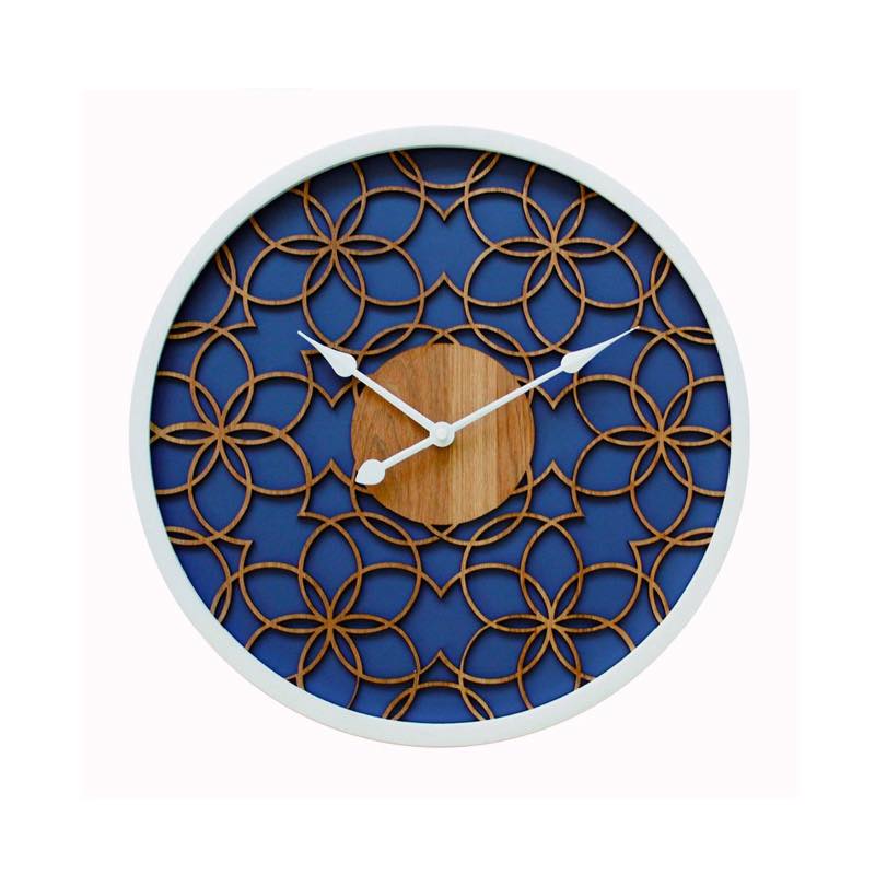 Modern Flower 3D Wood Wall Clock