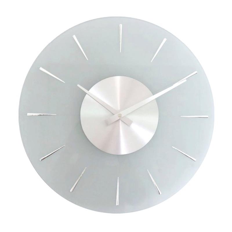 3D Glass Wall Clock