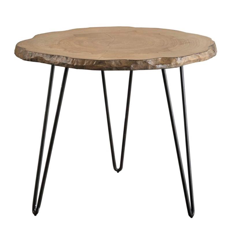 Runay Rustic Mid Mod Side Table