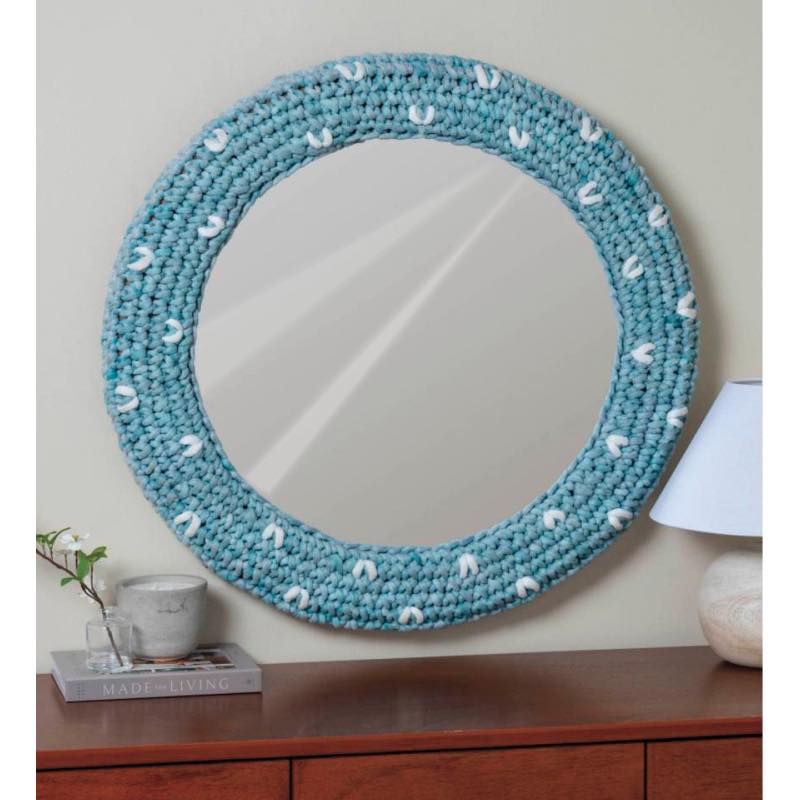 Woven Cotton Rope Mirror