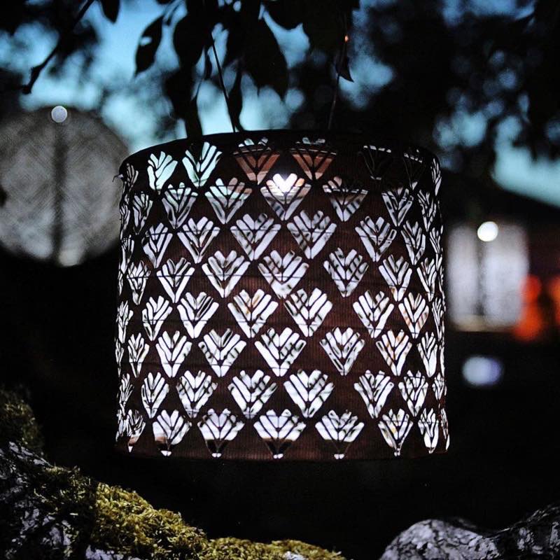 Soji Stella Tyvek Solar Drum Lantern