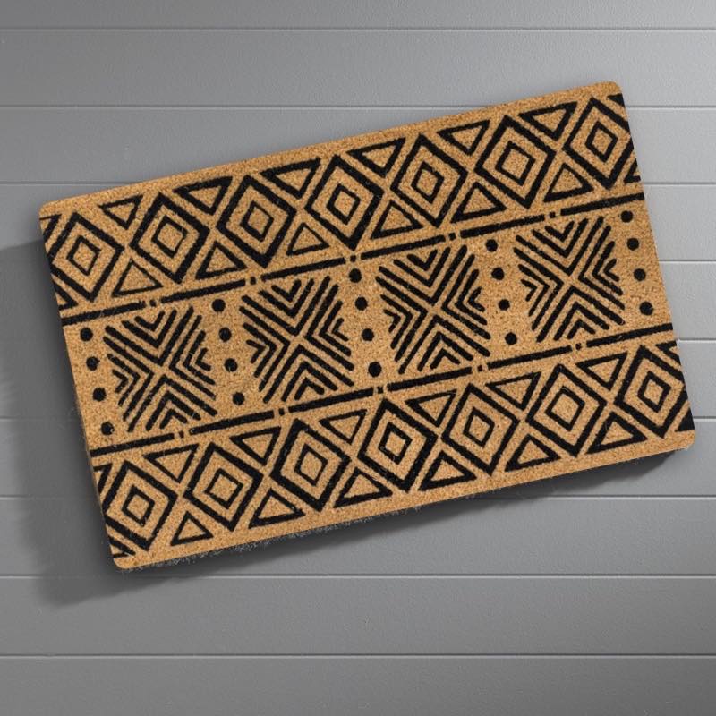 Natura Abstract Coir Doormat