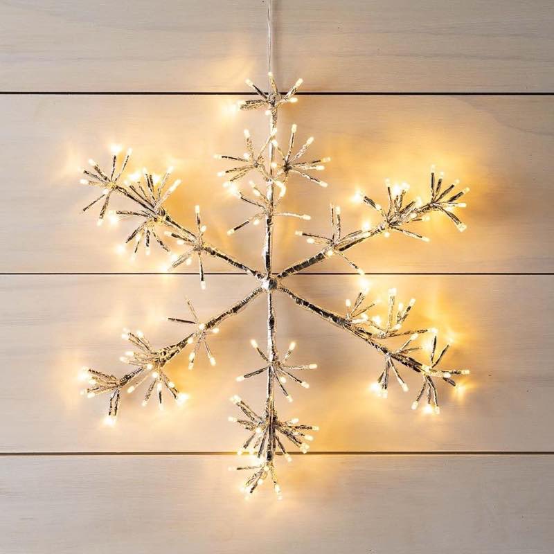 Indoor/Outdoor Electric Lighted Snowflake Holiday Decoration