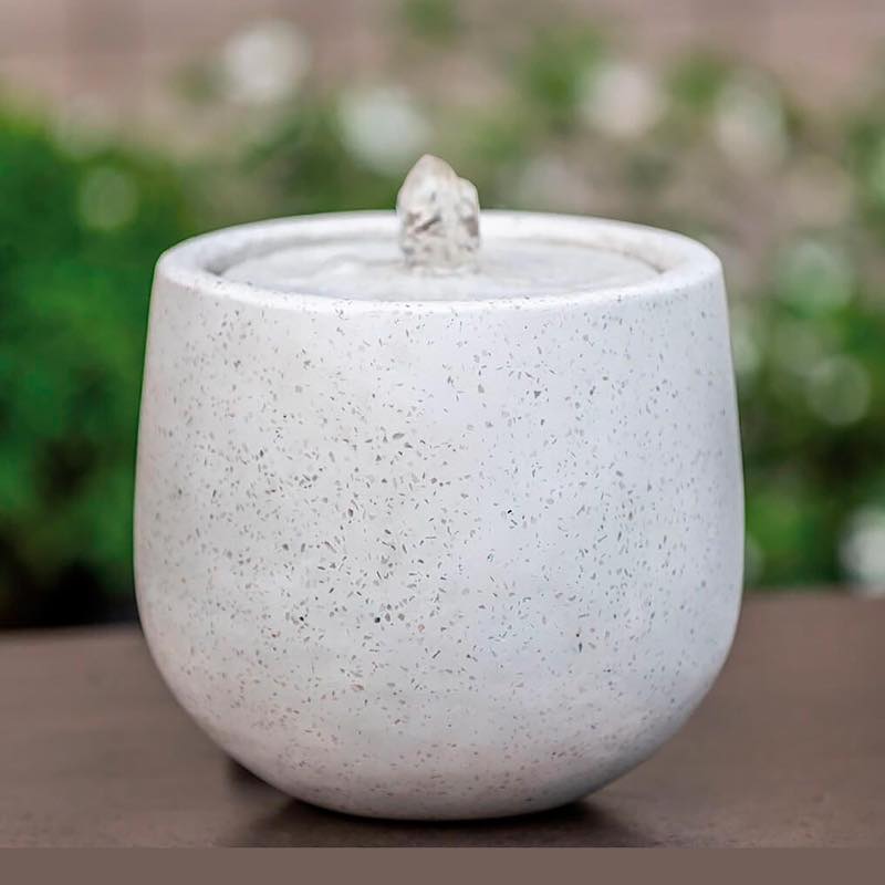 Geo Terrazzo Tabletop Fountain