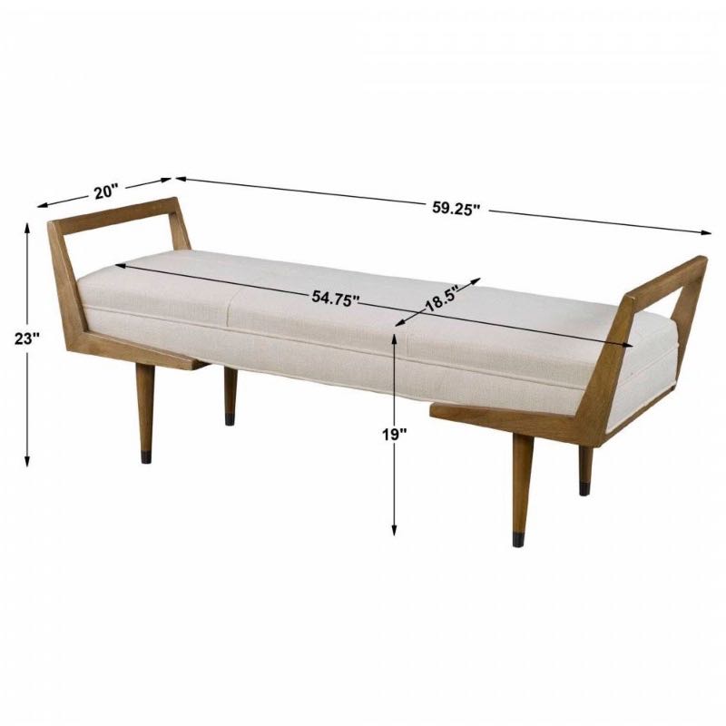 Waylon Ivory Bench