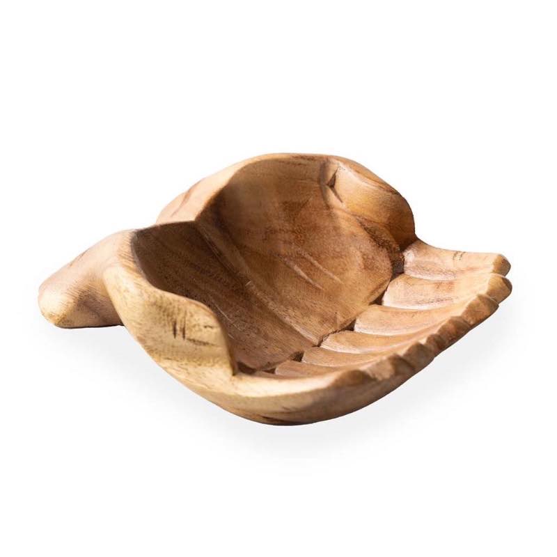 Carved Wood Hand Bowl