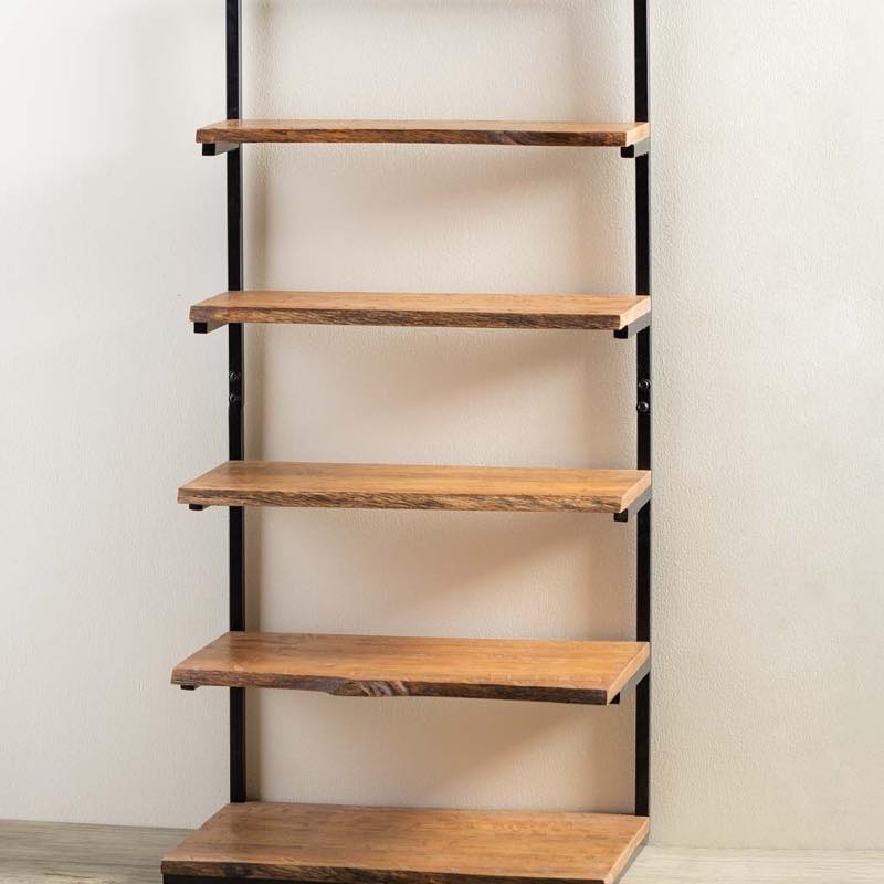 Live Edge 5-Tiered Floor Rack