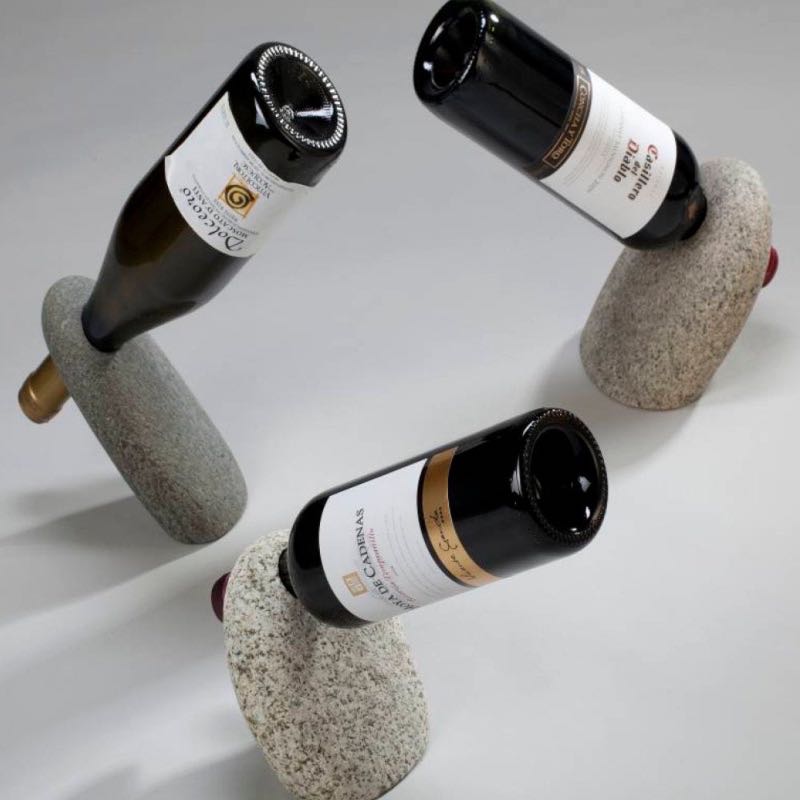 River Stone Wine Bottle Balancer