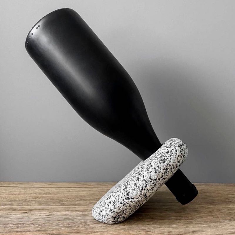 River Stone Wine Bottle Balancer