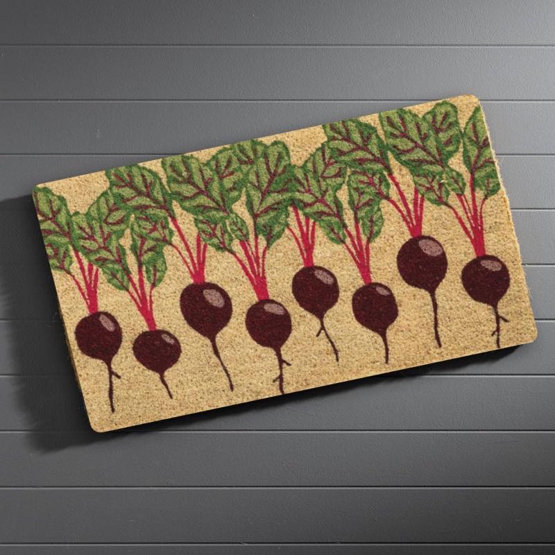 Garden Beets Natural Coir Doormat