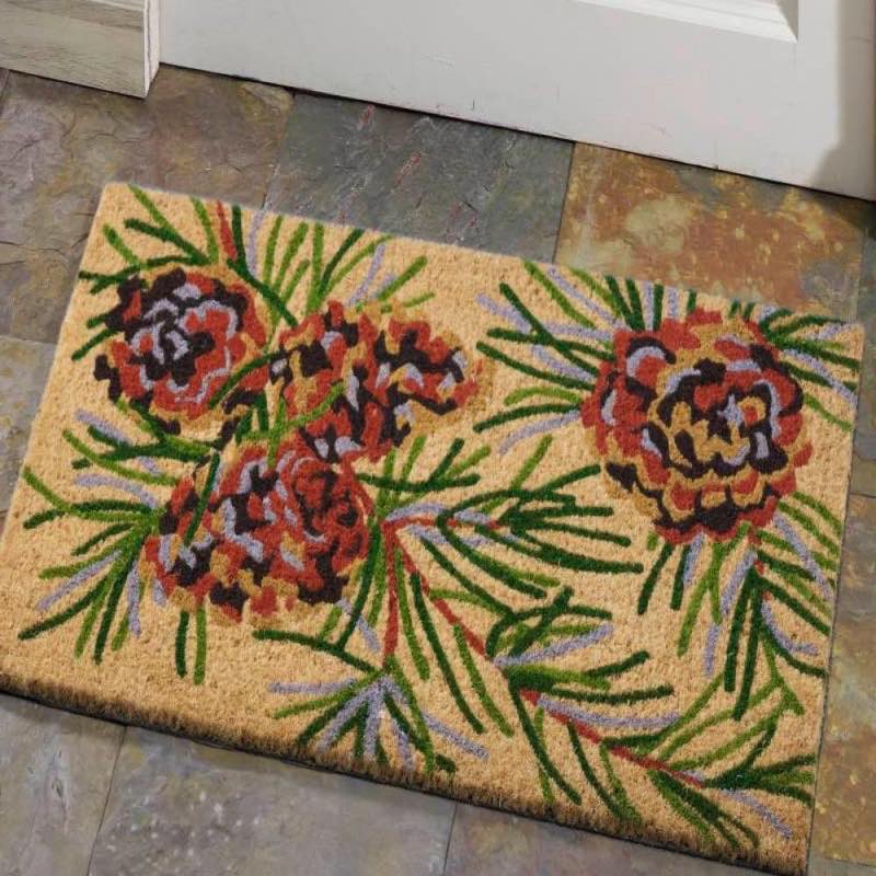 Pine Branch Coir Doormat