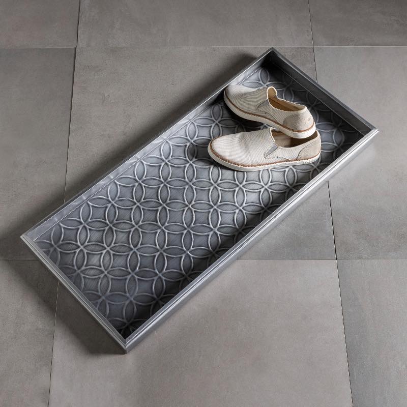 Galvanized Steel Circle Pattern Boot Tray