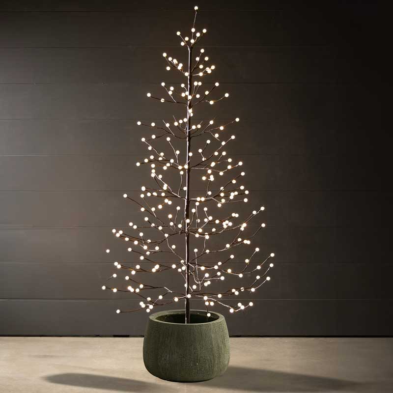 Large Lighted Mini Globe Tree, 6'H with 240 Lights