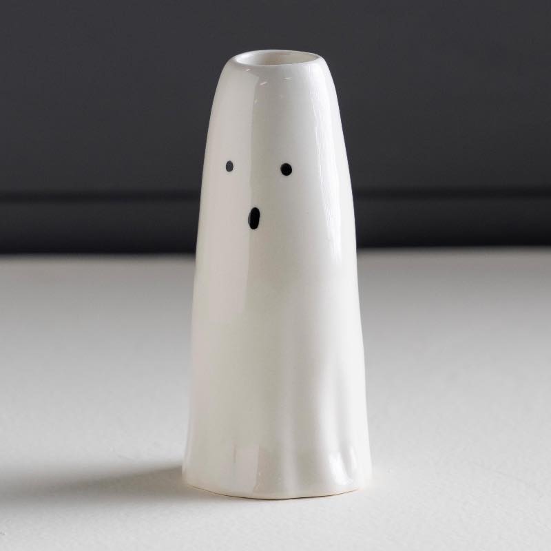 Ceramic Ghost Candleholder