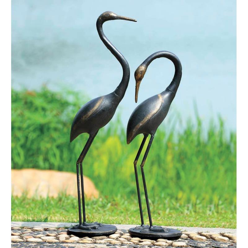 Watchful Waders Garden Cranes, Set of 2