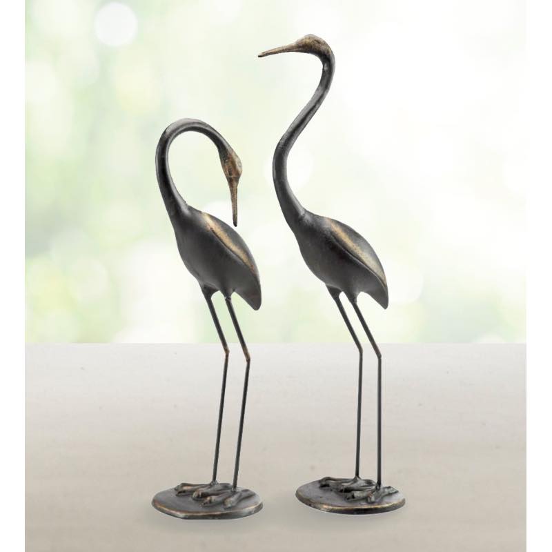 Watchful Waders Garden Cranes, Set of 2