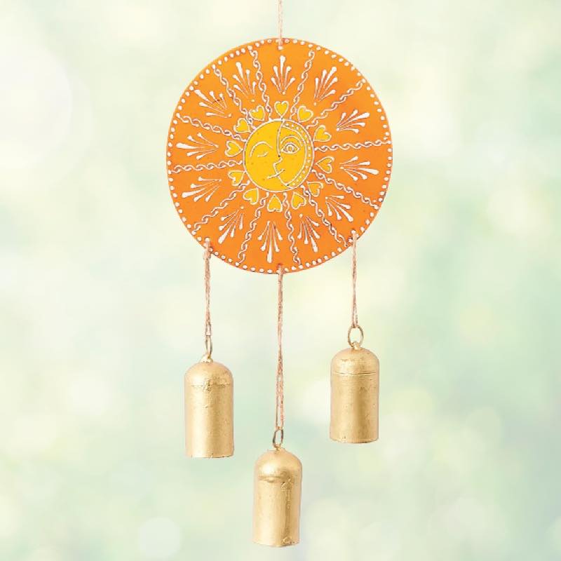 Henna Sun Bell Wind Chime