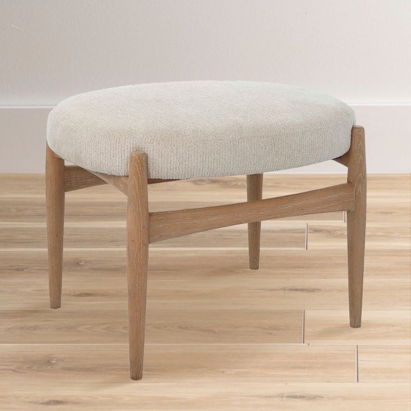 Acrobat Mid-Mod Upholstered Bench