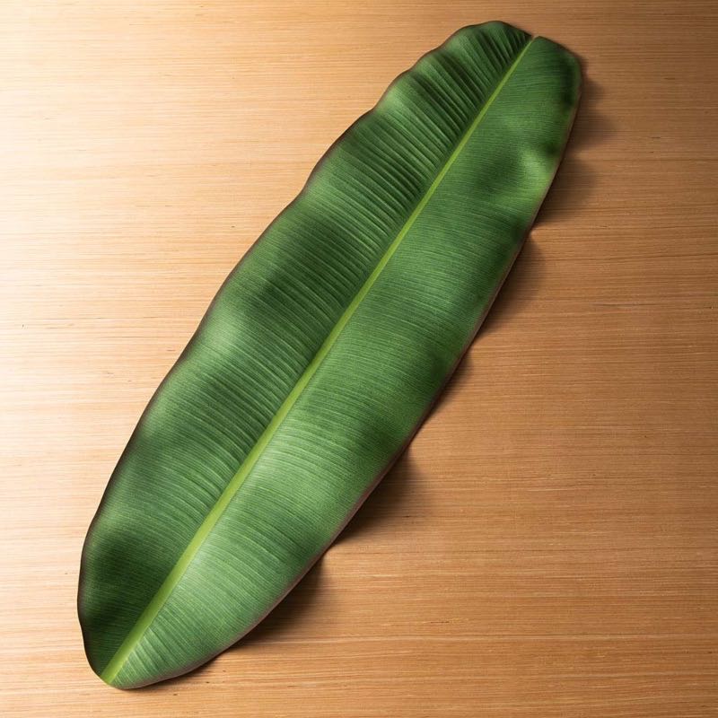 Faux Banana Leaf Runner