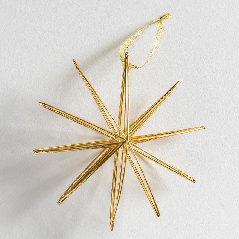 Gold Star Ornament