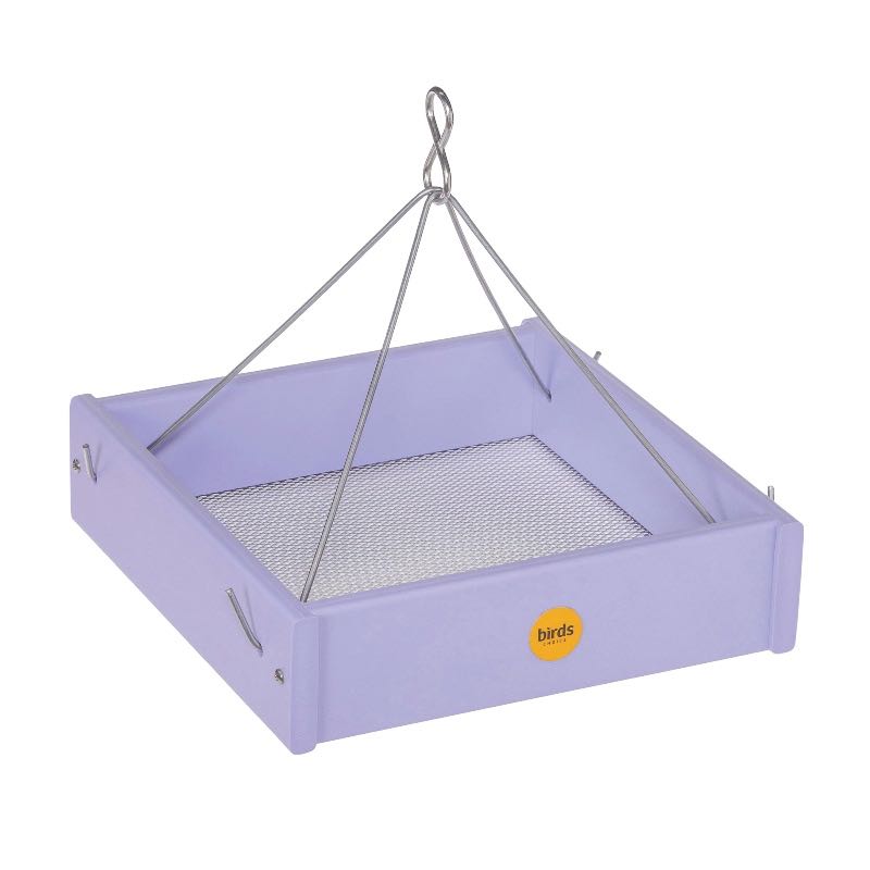 Recycled Poly Large Hanging Platform Bird Feeder