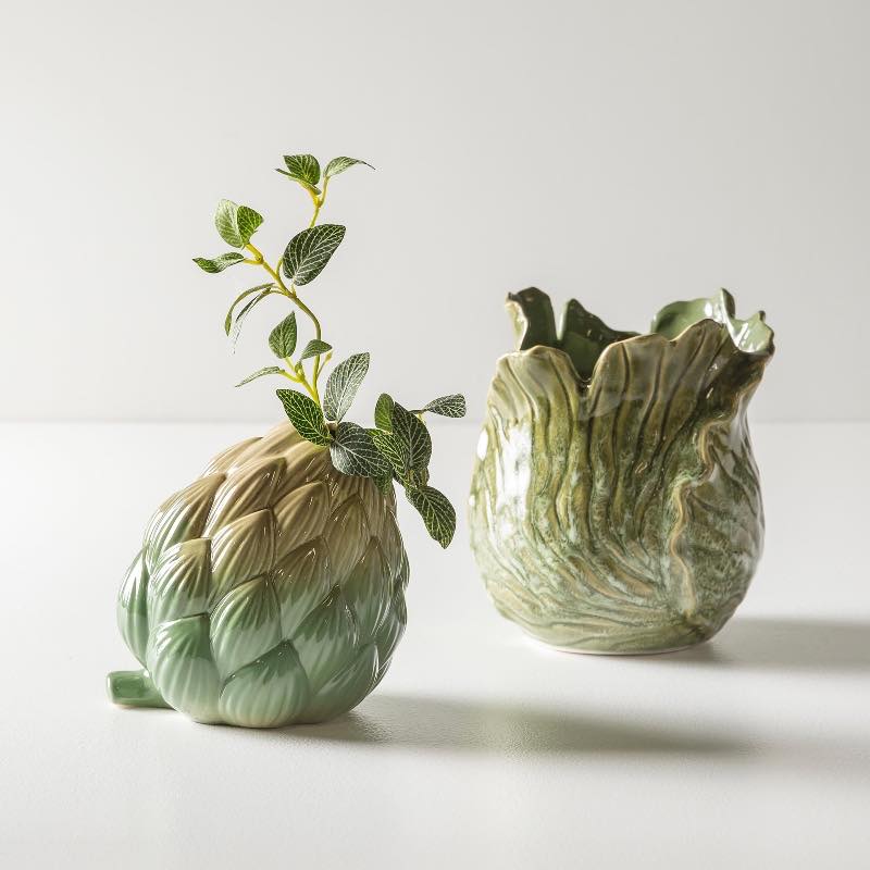 Ceramic Artichoke Bud Vase