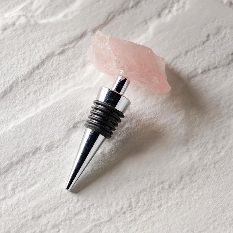 Rose Quartz Wine Stopper